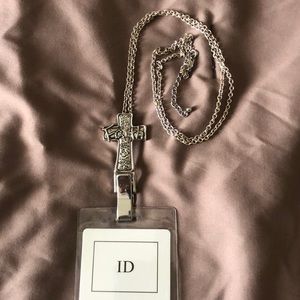 ⚡️NEW ID Holder “Faith” Silver Color